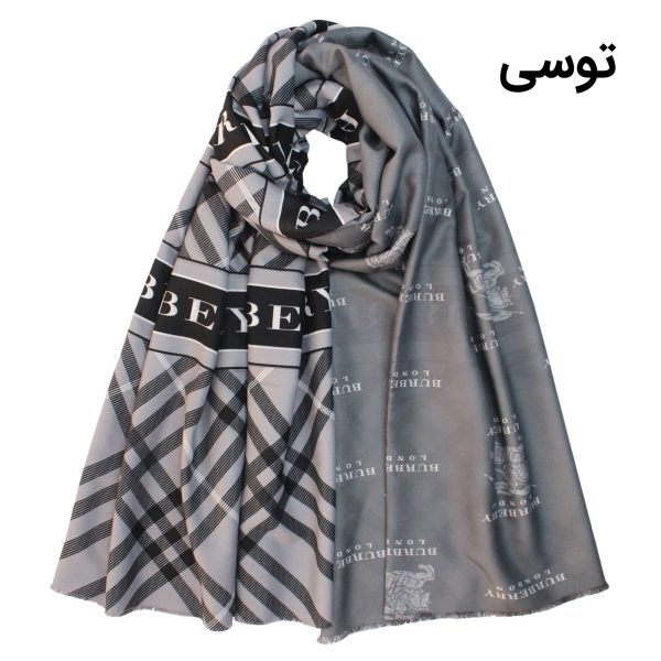 شال موهر بربری دارای رنگبندی مدل LVS13
