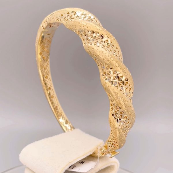 دستبند طلا ۱۸ عیار مدل فیوژن GHBR25