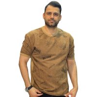 تی شرت مخمل کبریتی مردانه مدل MMT185