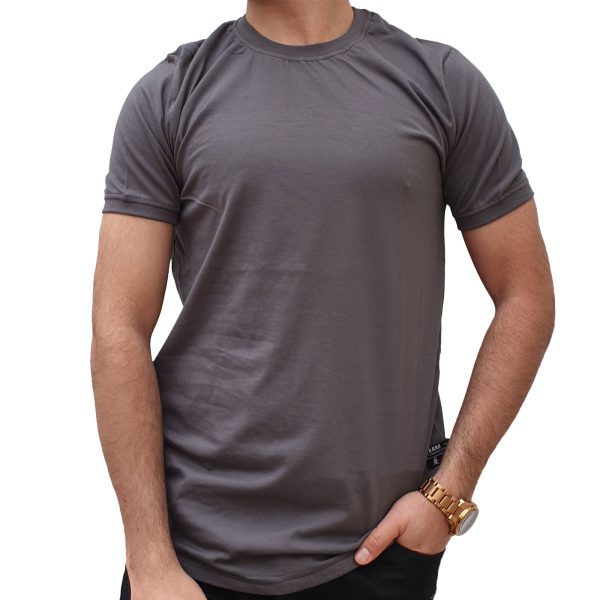 تی شرت ساده نخی مردانه مدل PRVT05