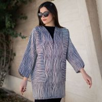 مانتو ژاکارد ترک مزون خورشید مدل KHM04