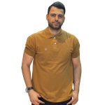 تی شرت یقه دار ساده مردانه مدل MMT255